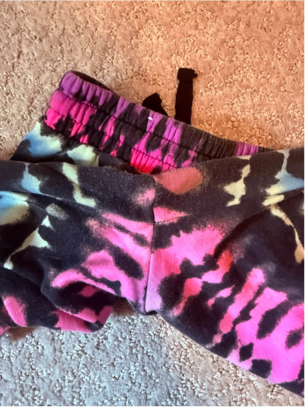 Justice Girls Tie-Dye Hoodie & Jogger Sweatpants Set Size 10